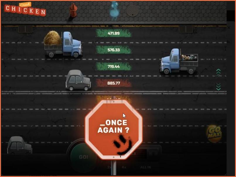 Правила игры в Chicken Crash в Georgia